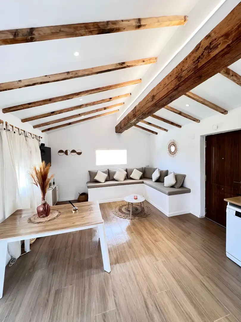 Sala d'estar de Casa o xalet en venda en Dénia amb Aire condicionat, Calefacció i Jardí privat