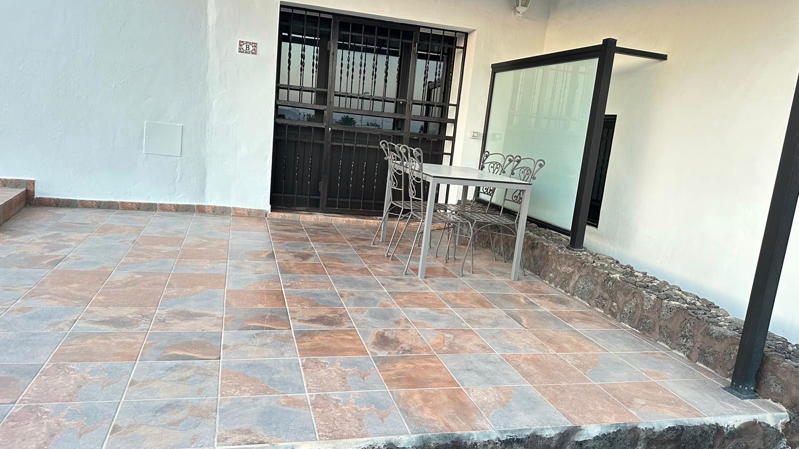 Terrace of Single-family semi-detached for sale in San Bartolomé  with Private garden, Terrace and Furnished