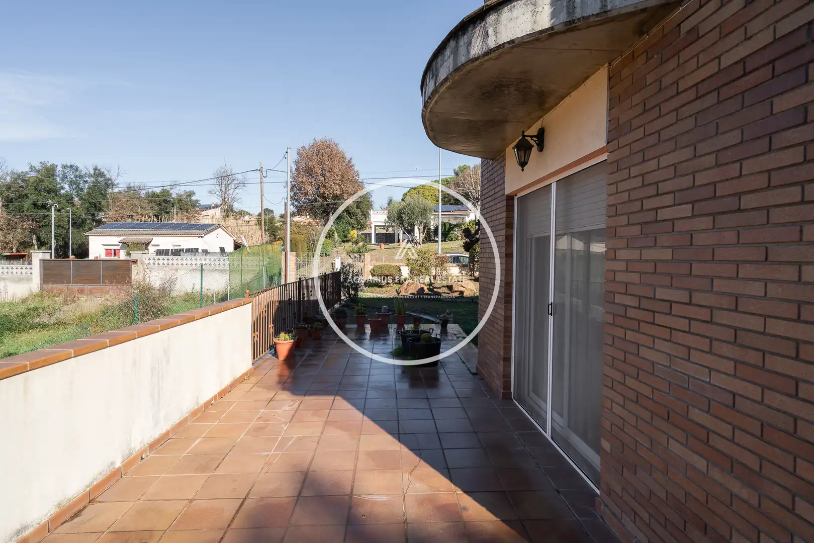 Terraza de Casa o chalet en venta en Santa Coloma de Farners con Calefacción, Jardín privado y Piscina