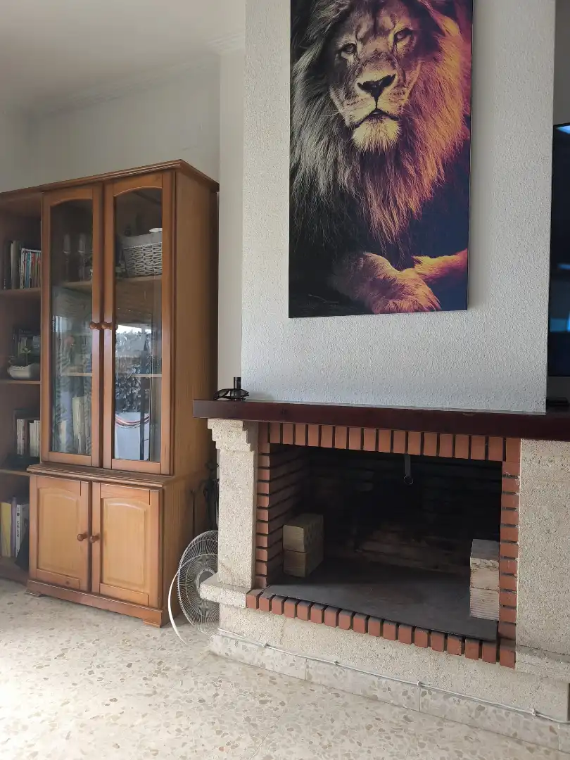 Sala d'estar de Casa adosada en venda en El Portil amb Terrassa, Moblat i Piscina comunitària