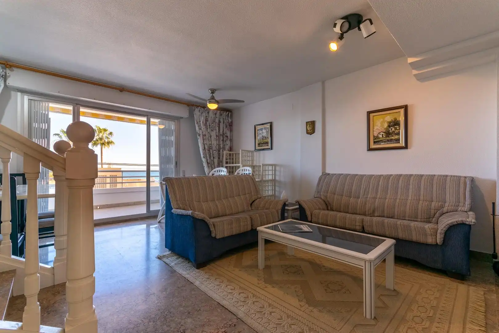 Sala de estar de Casa adosada en venta en Santa Pola con Jardín privado y Terraza
