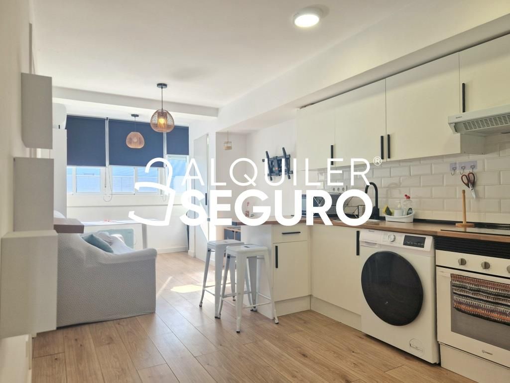 Exterior view of Flat to rent in  Madrid Capital  with Air Conditioner, Heating and Furnished