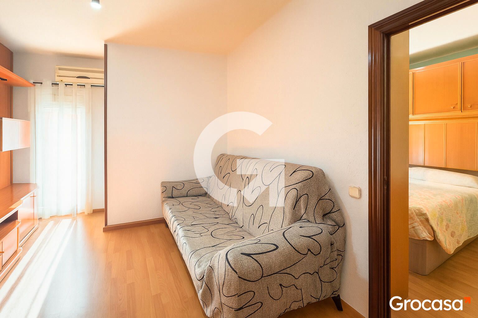 Bedroom of Flat for sale in L'Hospitalet de Llobregat  with Air Conditioner, Heating and Balcony