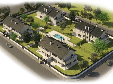 Xalet d'obra nova amb piscina en venda a Miraflores de la Sierra