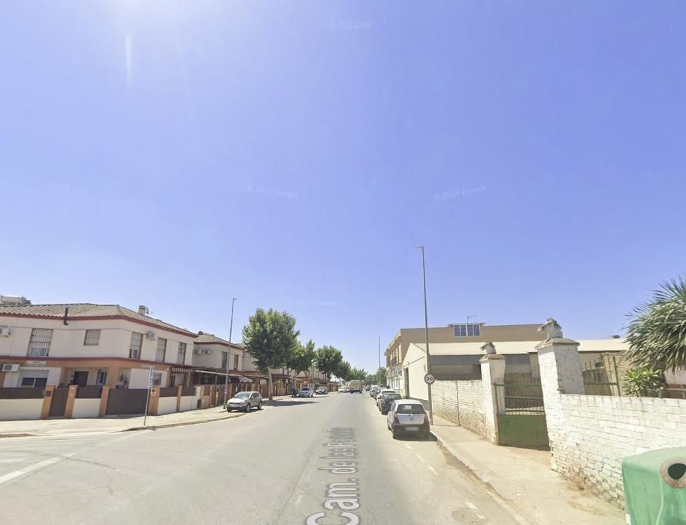 Exterior view of Single-family semi-detached for sale in Dos Hermanas  with Terrace