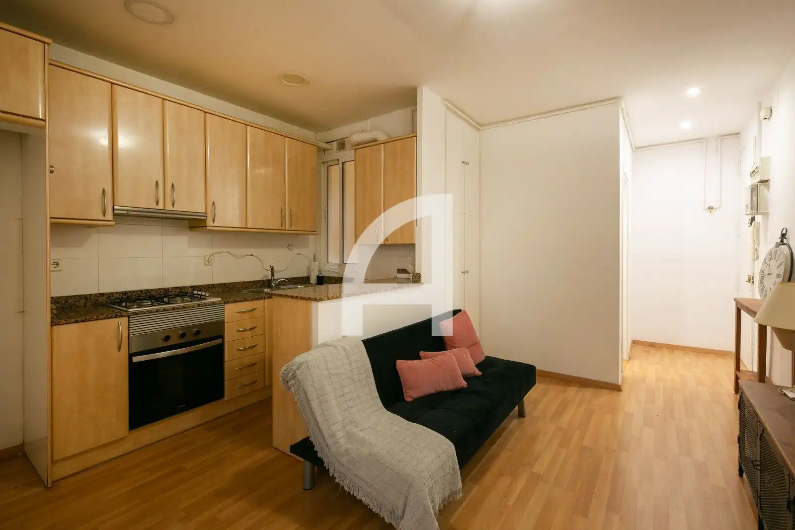 Kitchen of Flat for sale in Barcelona  with Parquet flooring and Terrace