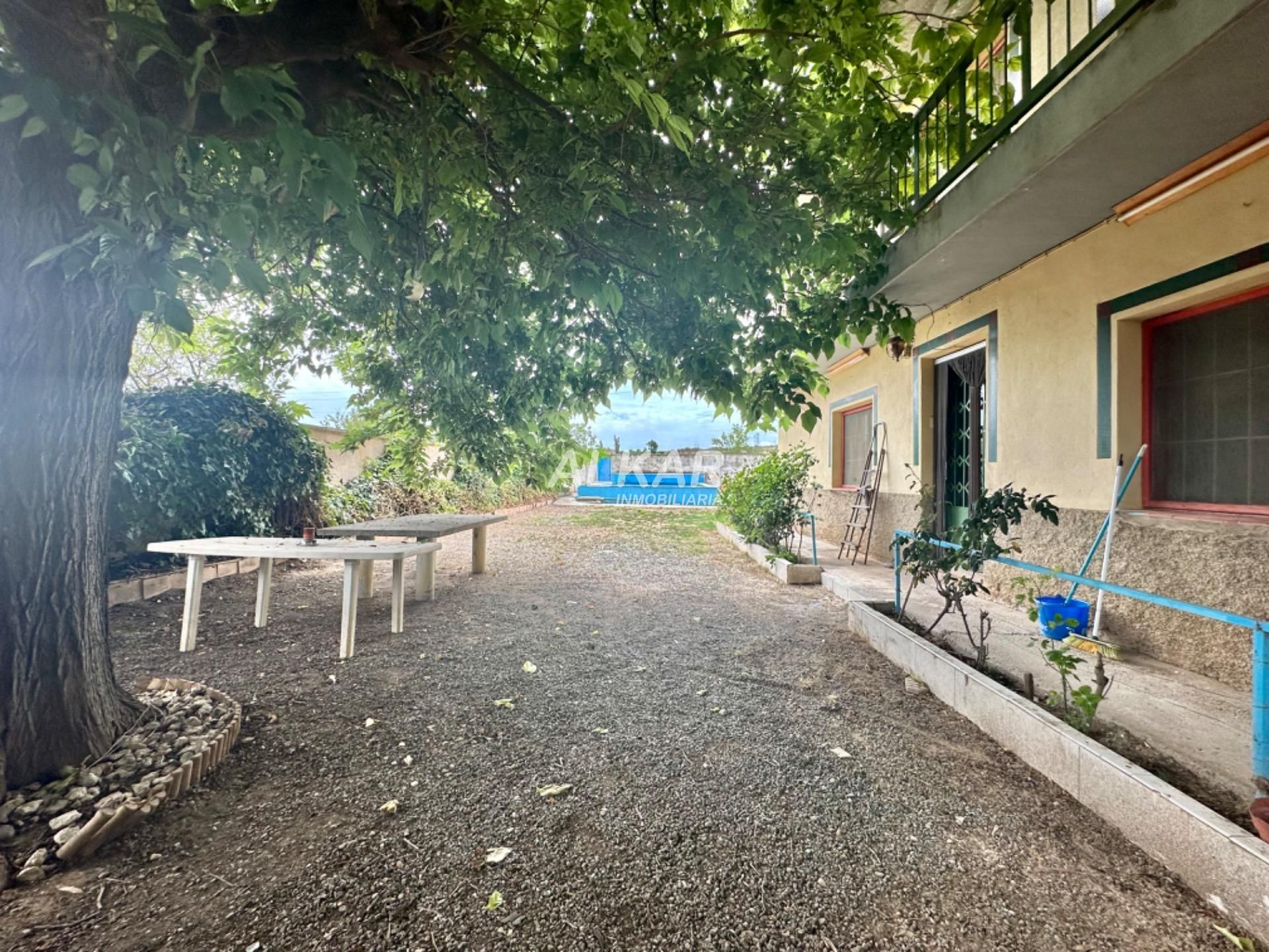 Garten von Country house zum verkauf in Fontellas mit Privatgarten, Terrasse und Schwimmbad