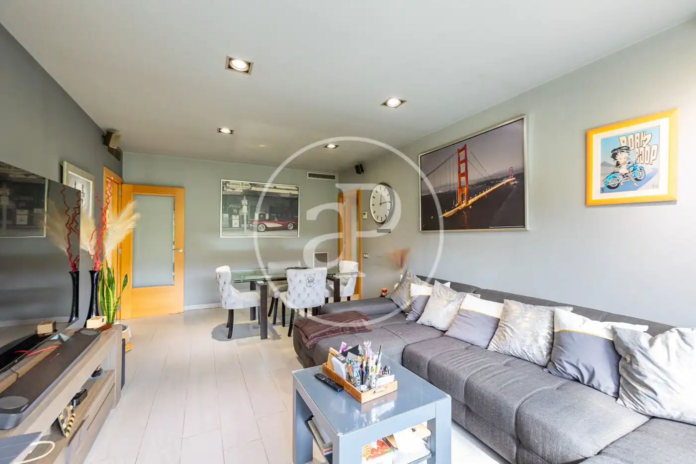 Living room of Flat for sale in Sant Martí