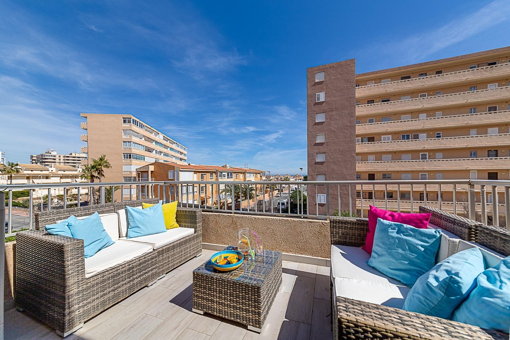 Terrace of Apartment to rent in Torrevieja  with Air Conditioner and Terrace