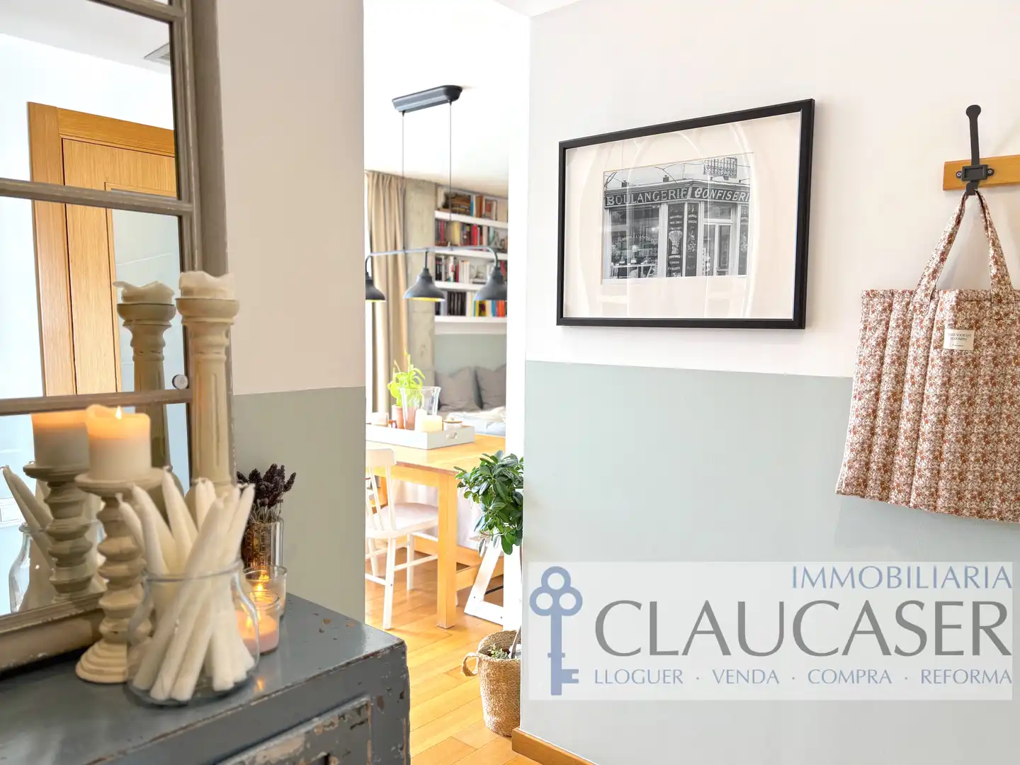 Wohnzimmer von Wohnung zum Verkauf in Sabadell mit Heizung, Privatgarten und Terrasse