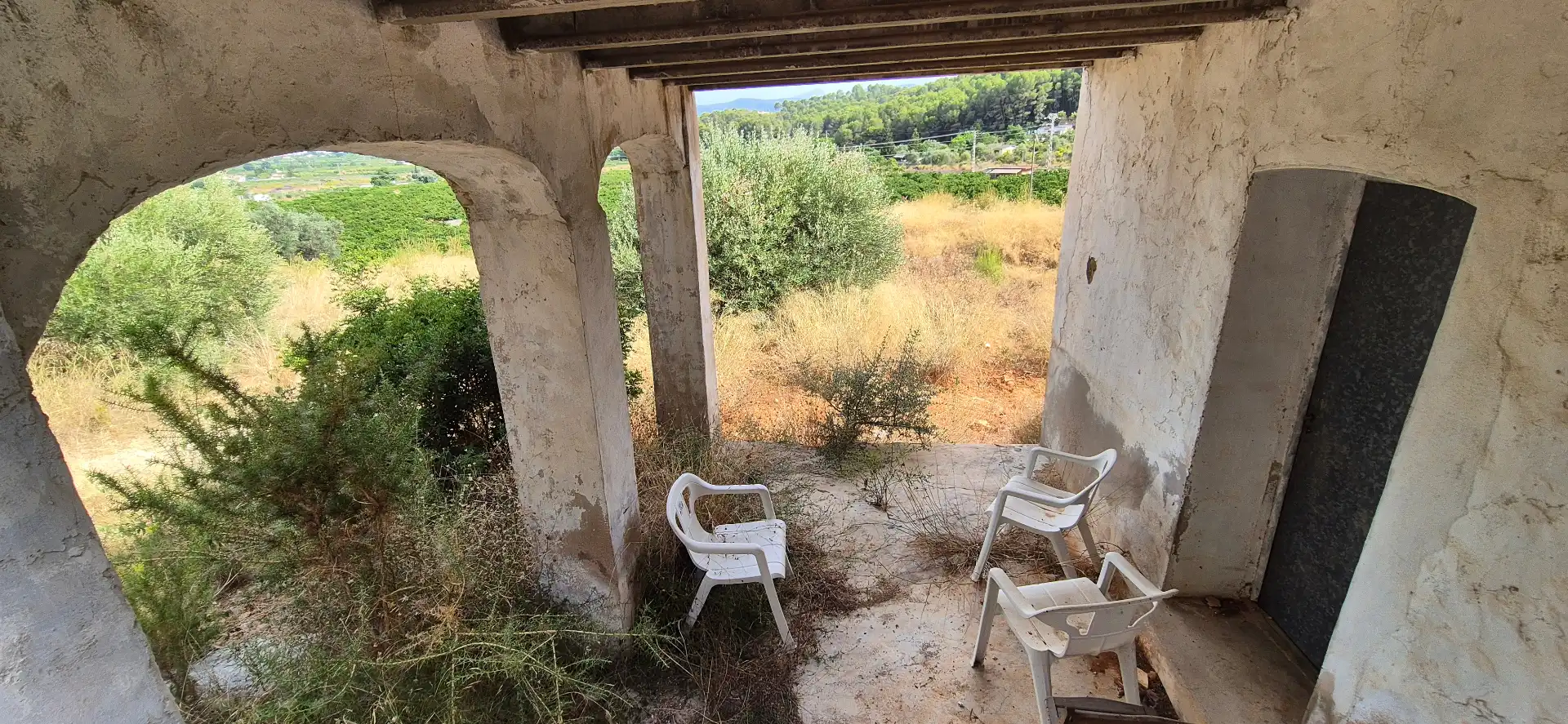 Terraza de Finca rústica en venta en El Real de Gandia con Jardín privado, Terraza y Trastero