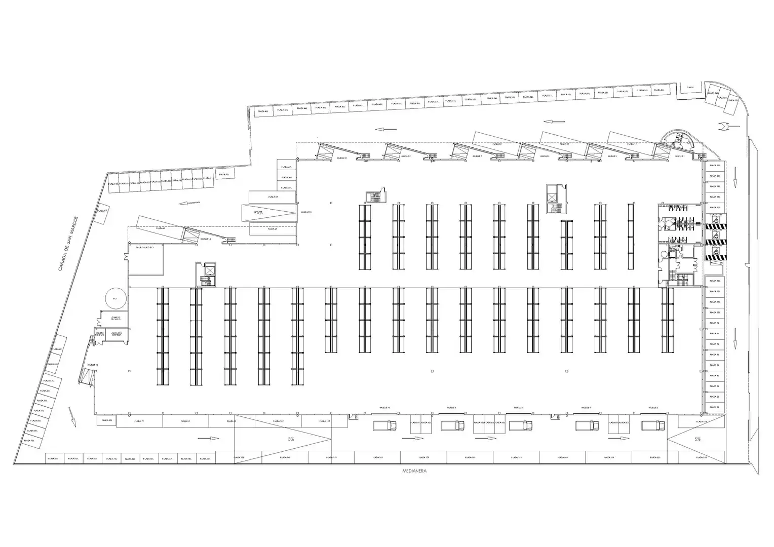 Nave industrial de alquiler en Getafe