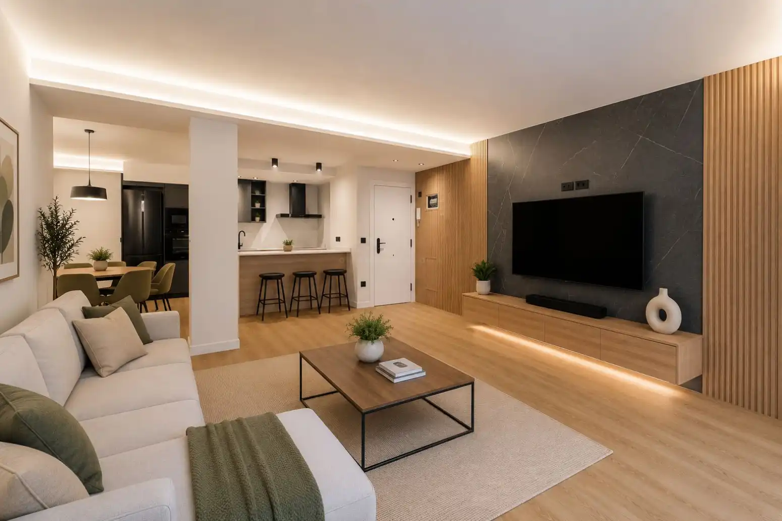 Living room of Flat for sale in Gijón   with Heating