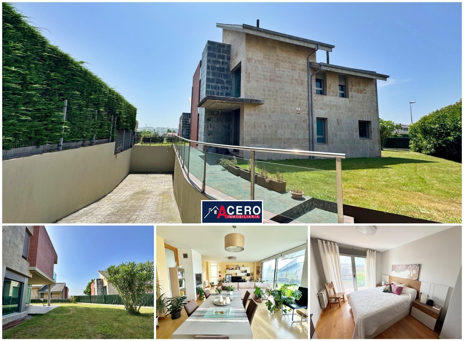 Vista exterior de Casa o xalet en venda en Santa Cruz de Bezana amb Jardí privat i Piscina comunitària