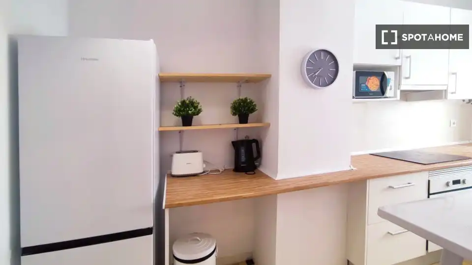 Cocina de Piso de alquiler en Cartagena con Aire acondicionado, Calefacción y Amueblado