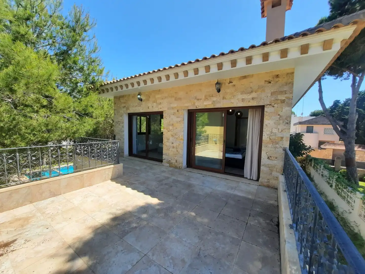 Terrassa de Finca rústica en venda en Orihuela amb Aire condicionat, Jardí privat i Terrassa