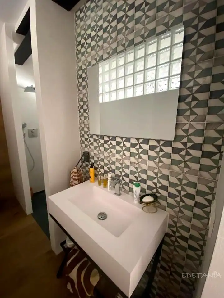 Badezimmer von Wohnung zur Miete in Moncada mit Terrasse und Möbliert