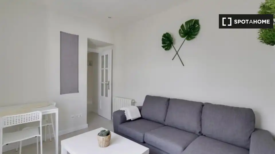 Sala de estar de Piso de alquiler en Madrid con Aire acondicionado, Calefacción y Amueblado