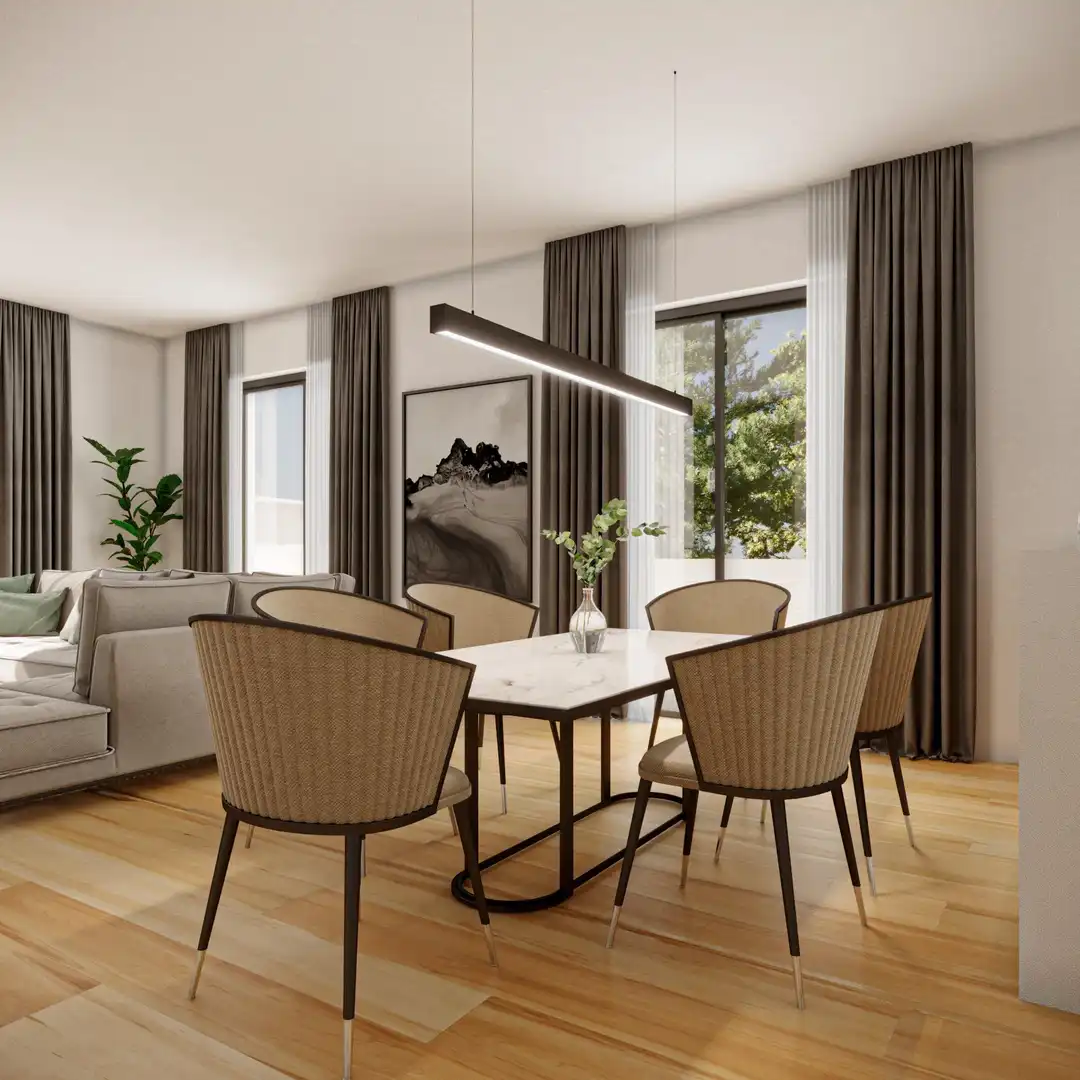 Comedor de Casa adosada en venta en Terrassa con Aire acondicionado, Calefacción y Jardín privado