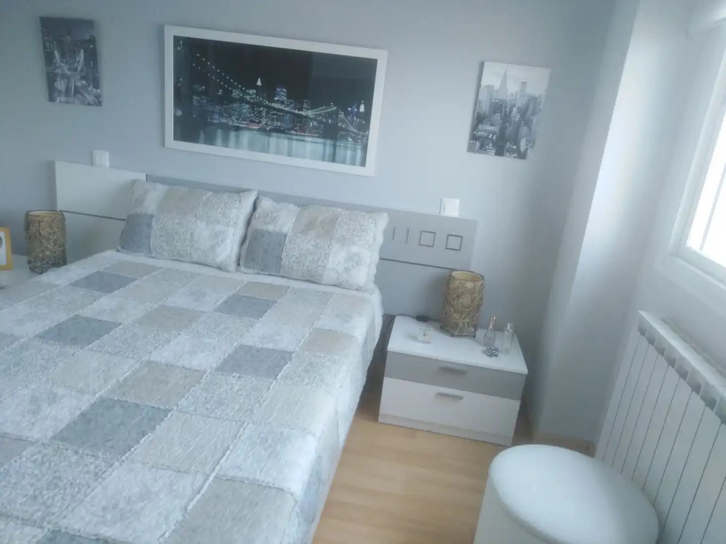 Schlafzimmer von Wohnung zum Verkauf in Poblete mit Klimaanlage, Heizung und Abstellraum