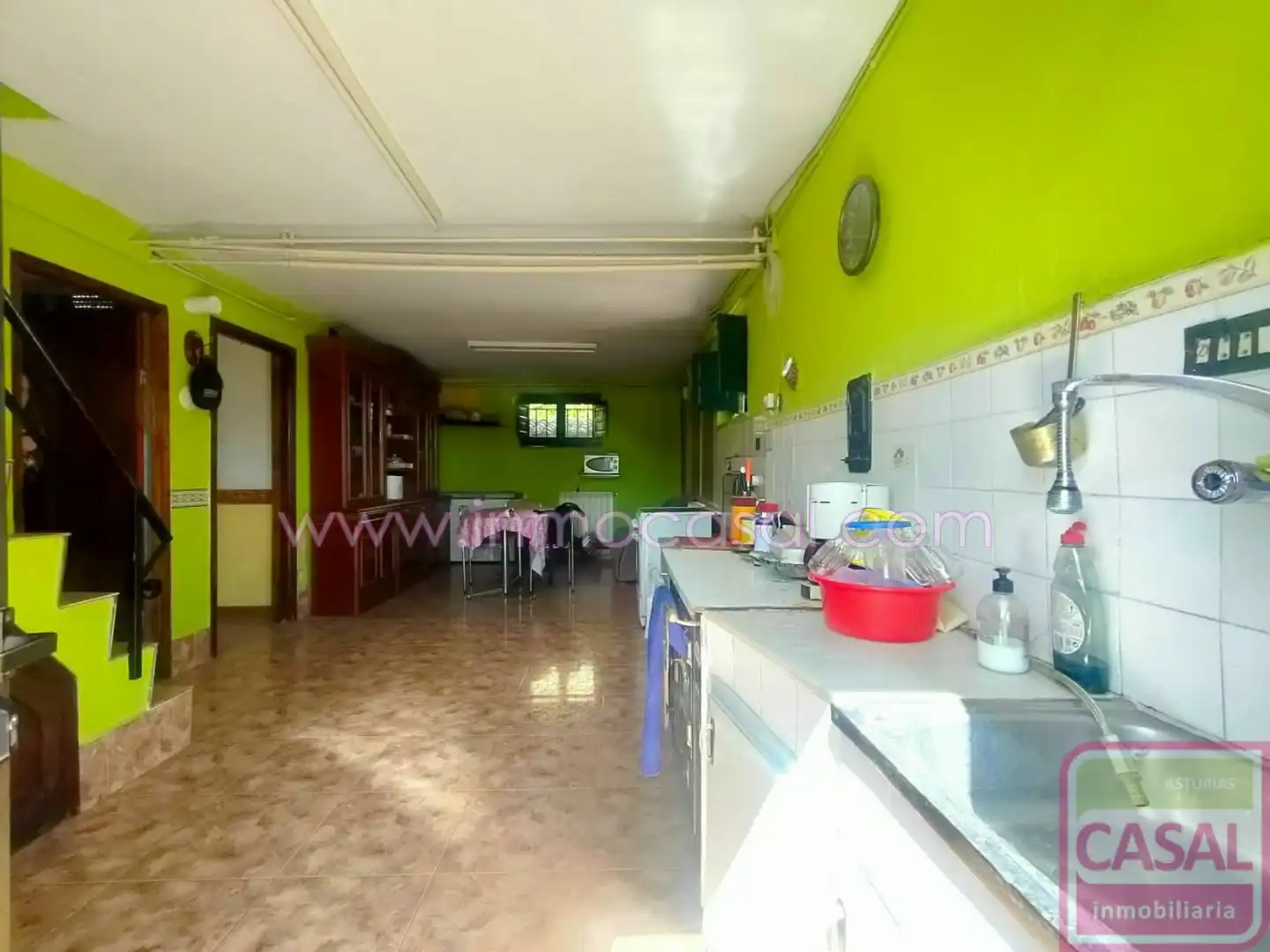 Cocina de Casa o chalet en venta en Castrillón con Calefacción, Terraza y Trastero