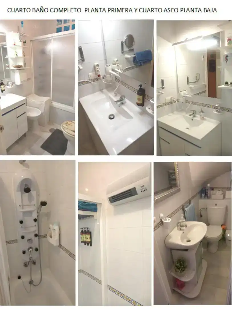 Bany de Casa o xalet de lloguer en Islantilla amb Aire condicionat i Balcó