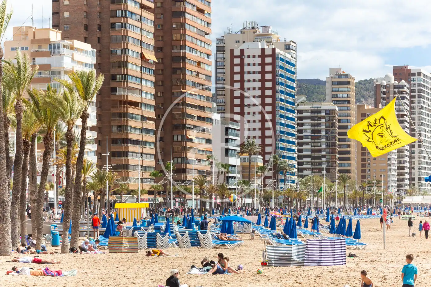 Exterior view of Flat for rent in Benidorm  with Air Conditioner, Heating and Terrace