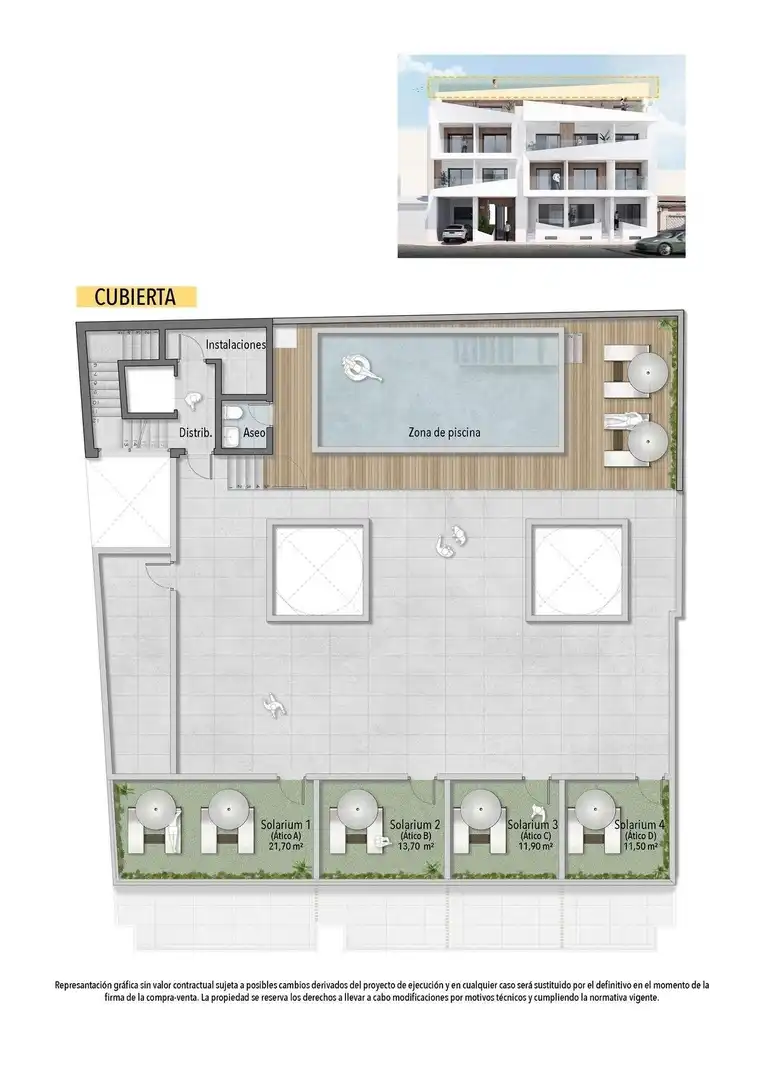 Apartment with pool for sale in Playa del Cura, imagen 13