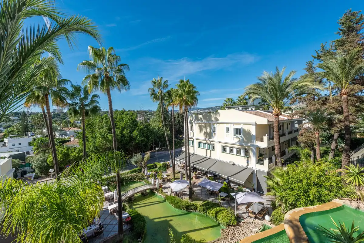 Terrace of Detached homes for sale in Marbella  with Air Conditioner, Terrace and Community pool