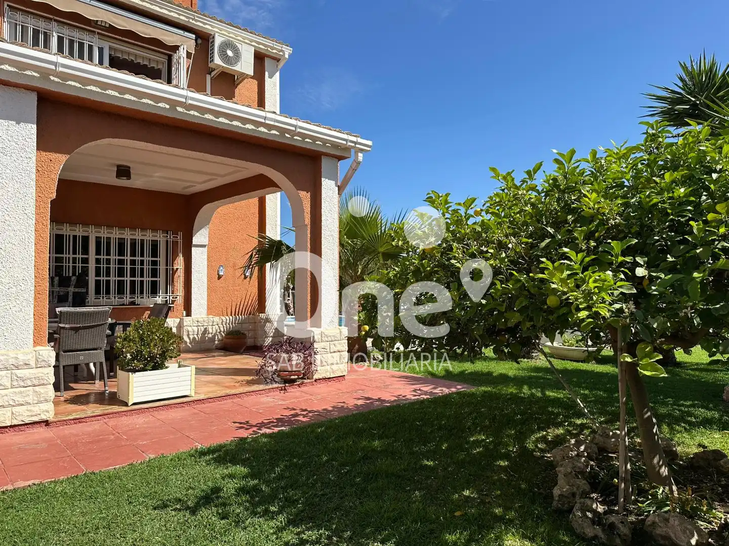 Jardí de Casa o xalet en venda en San Antonio de Benagéber amb Aire condicionat, Calefacció i Jardí privat