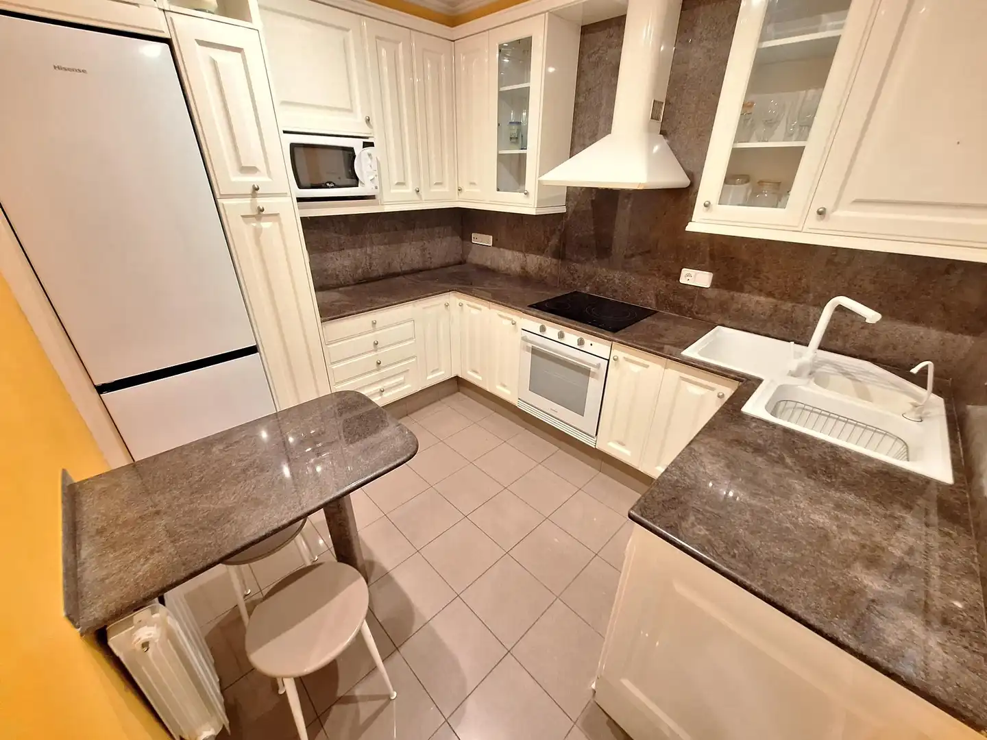 Kitchen of Flat for rent in Igualada  with Heating, Furnished and Balcony