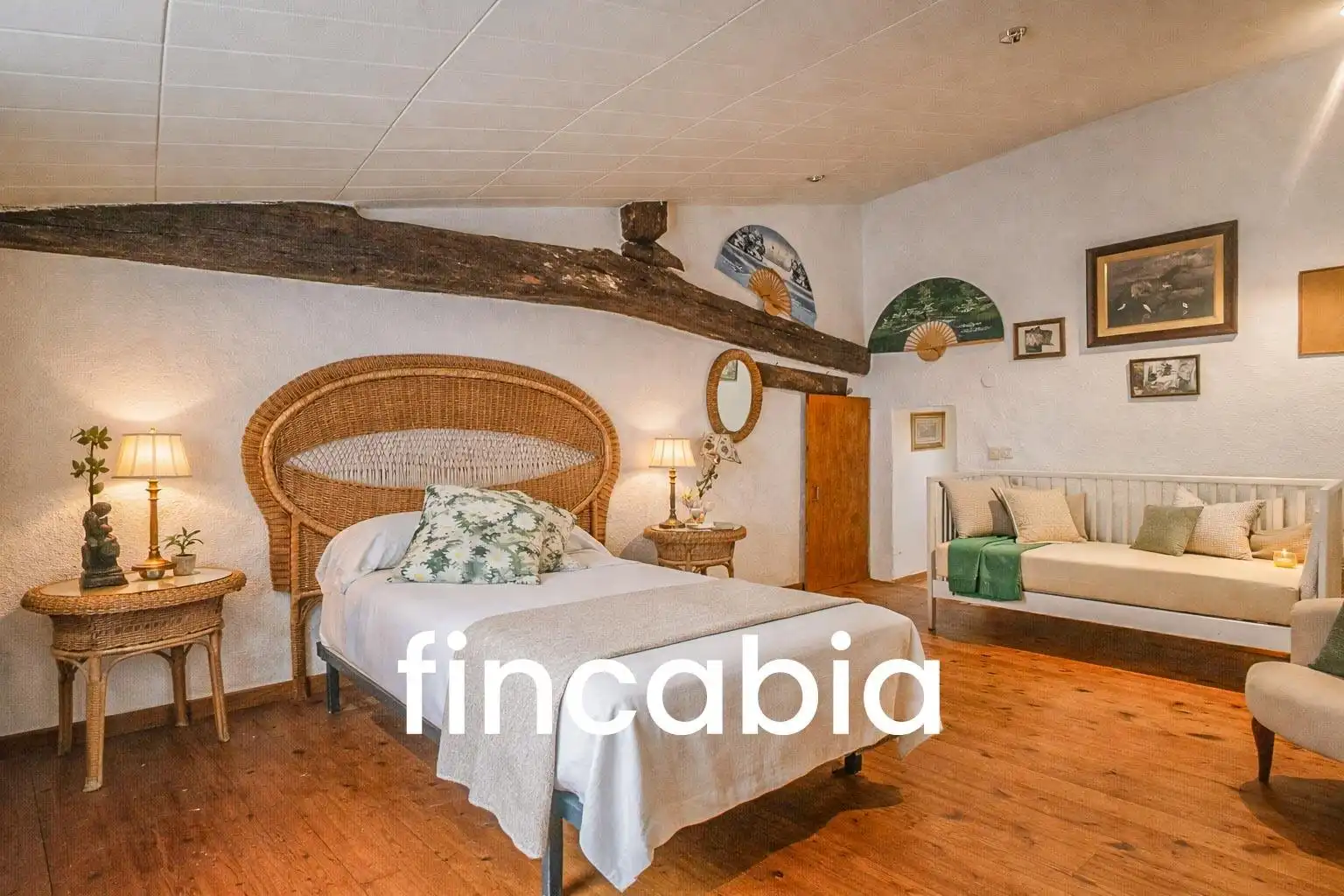 Dormitori de Casa o xalet en venda en Riudarenes amb Calefacció, Jardí privat i Terrassa