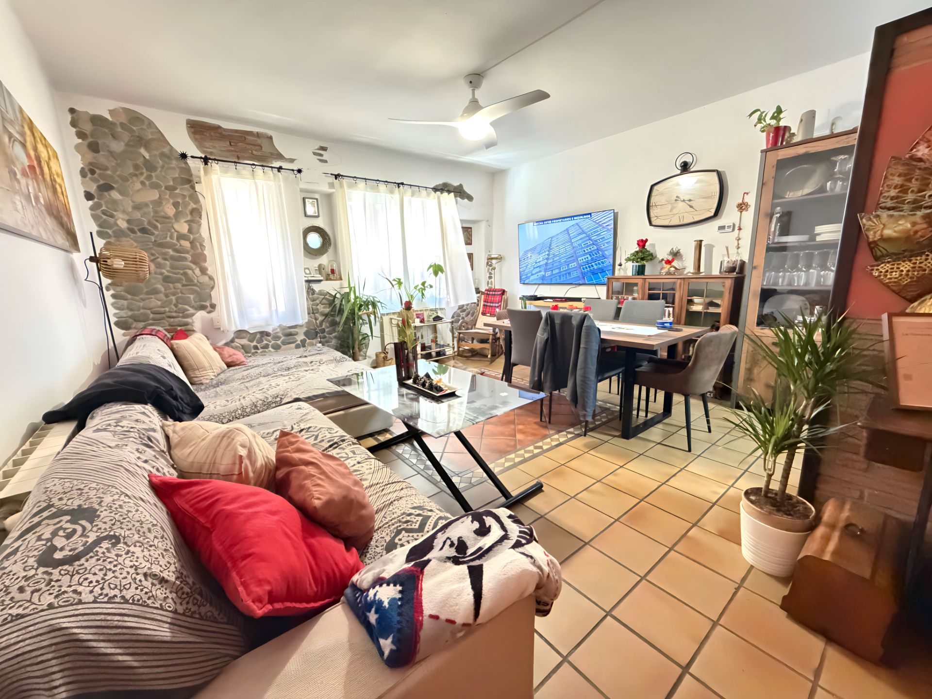 Living room of Planta baja for sale in Granollers  with Heating, Oven and Microwave