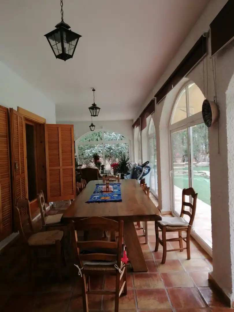 Menjador de Casa o xalet en venda en Murcia amb Calefacció, Jardí privat i Parquet