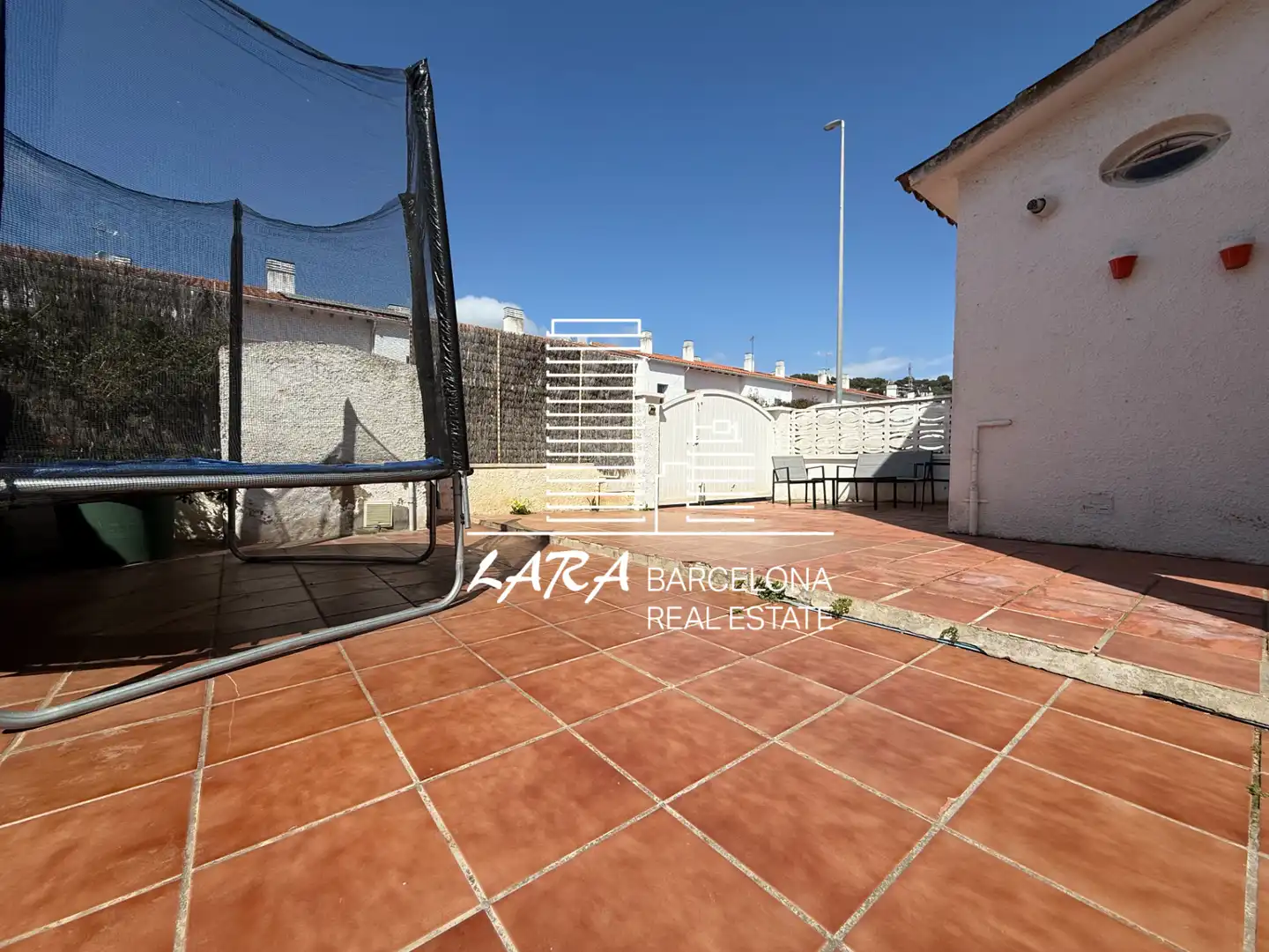 Terrassa de Casa adosada en venda en Castelldefels amb Aire condicionat, Jardí privat i Terrassa