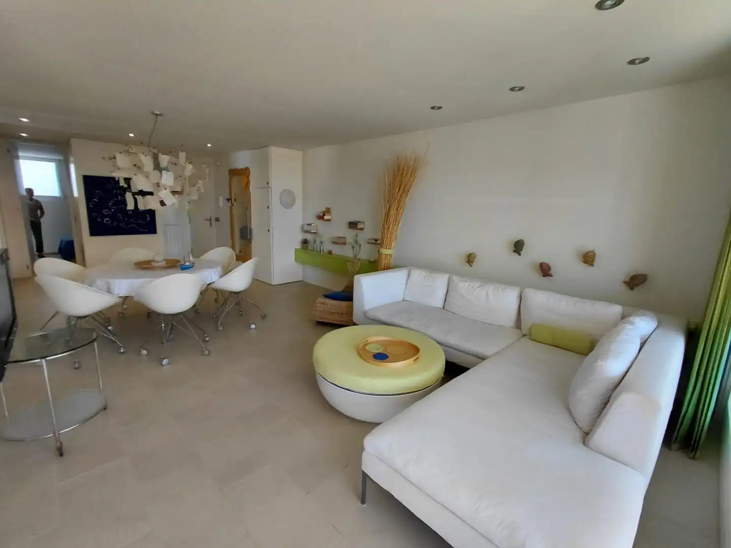 Sala de estar de Piso de alquiler en Lloret de Mar con Calefacción, Terraza y Amueblado