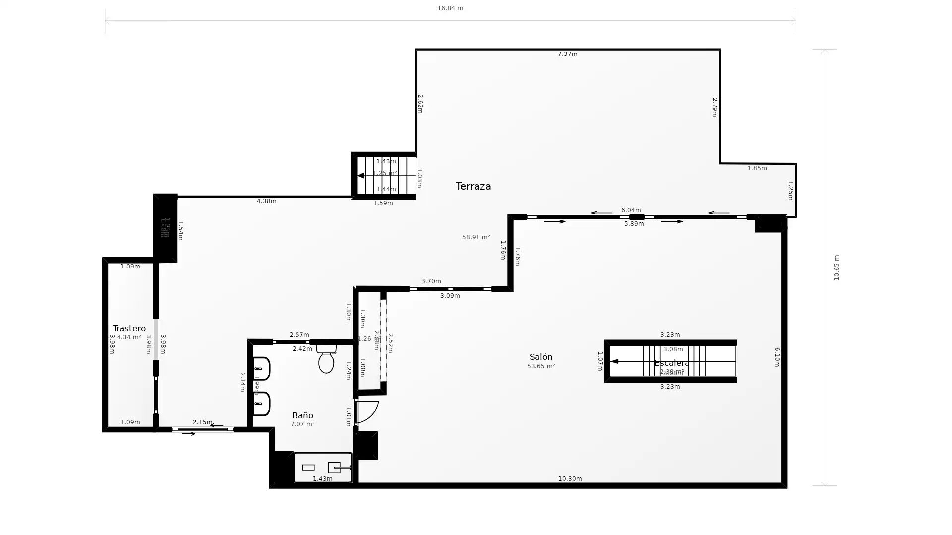 Attic for rent in Pozuelo de Alarcón  with Air Conditioner, Heating and Parquet flooring