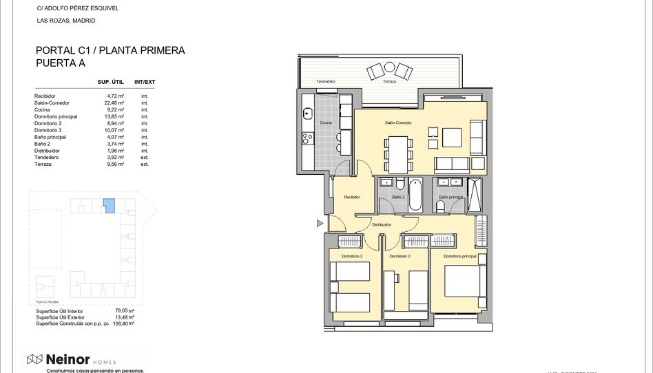 Photo 1 of Flat for sale in Calle Adolfo Pérez Esquivel, Parque Empresarial, Madrid