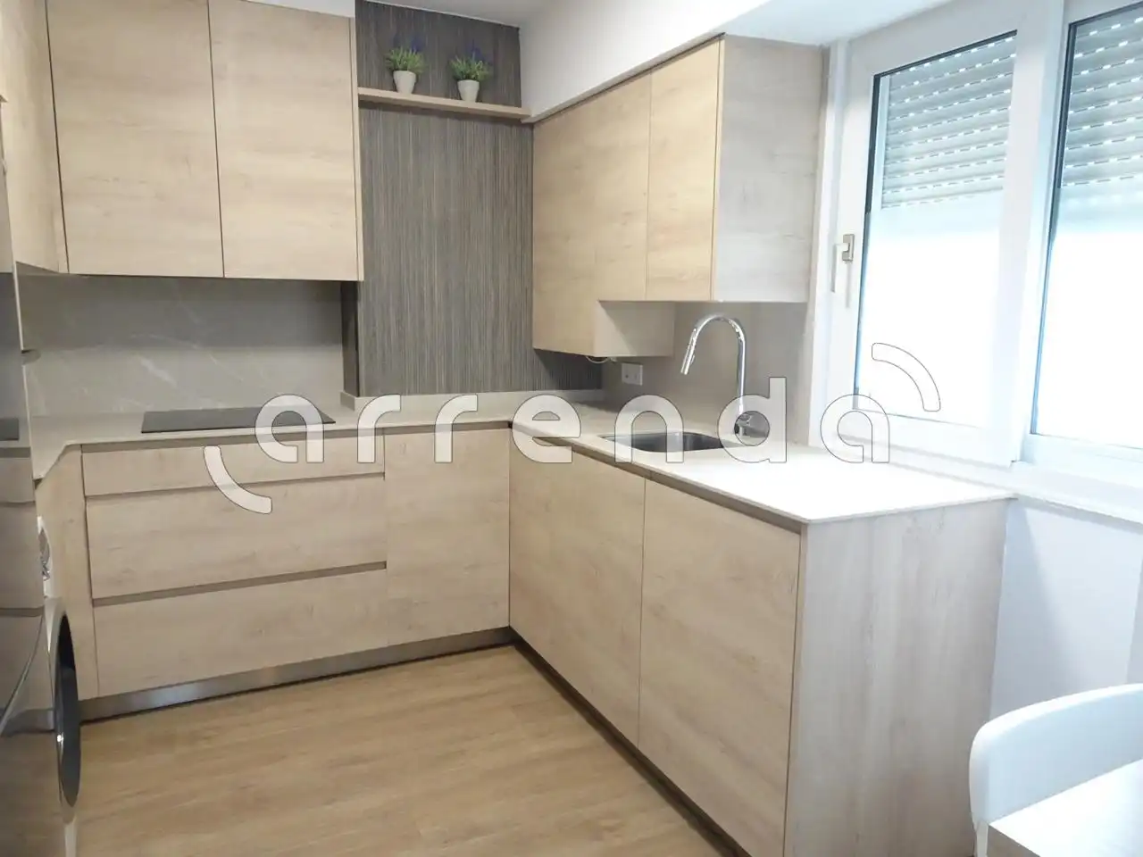 Küche von Wohnung zur Miete in Santander mit Heizung und Möbliert