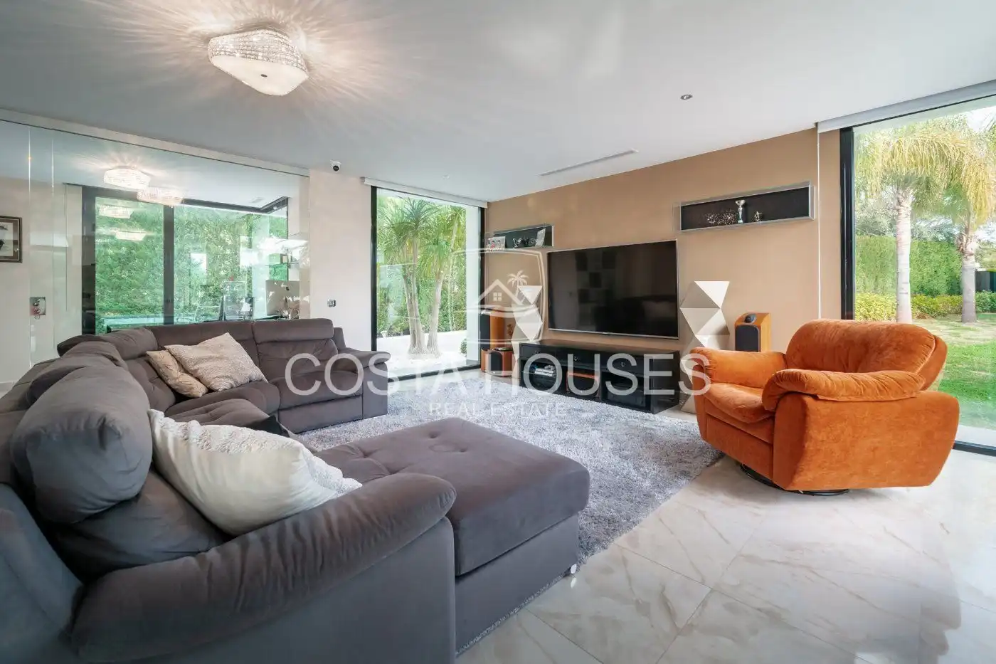 Living room of Houses for sale in Jávea / Xàbia  with Air Conditioner, Private garden and Terrace