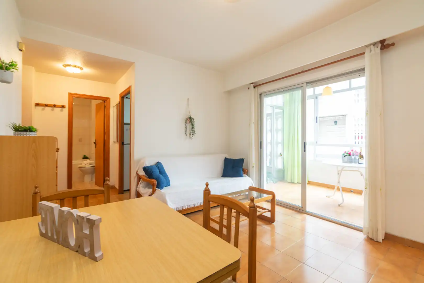 Wohnzimmer von Wohnung zum Verkauf in Santa Pola mit Klimaanlage, Möbliert und Balkon