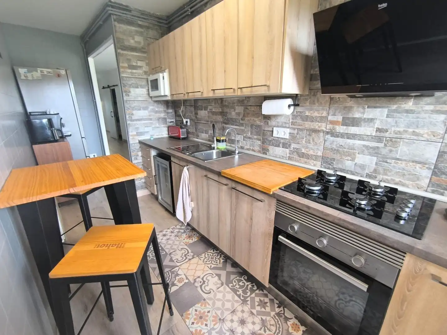 Kitchen of Flat for sale in Santpedor  with Heating, Terrace and Balcony