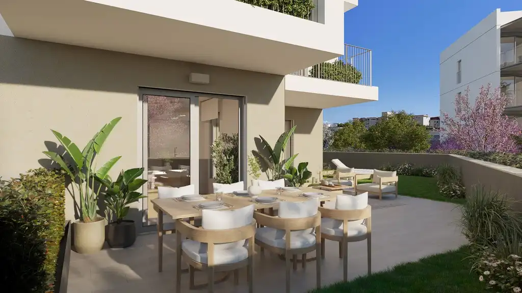 Apartment with pool for sale in Palmanova