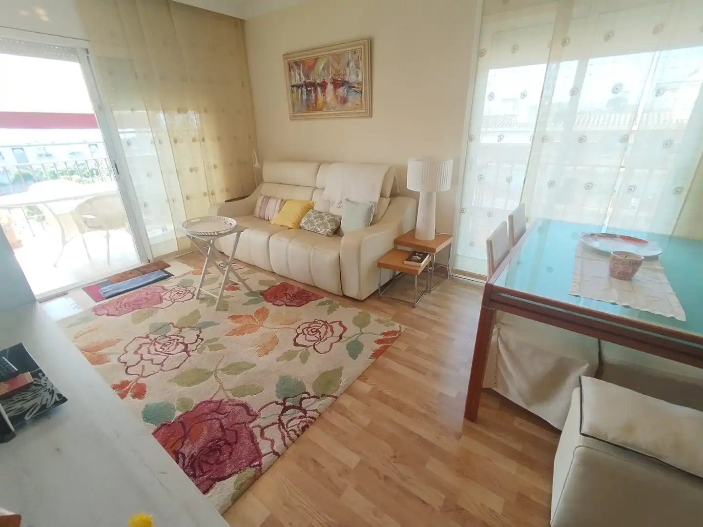 Living room of Attic for sale in La Ràpita  with Air Conditioner, Heating and Parquet flooring