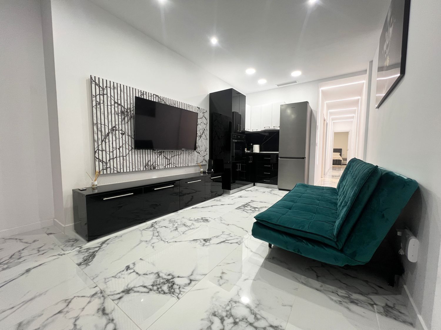 Living room of Flat for sale in Alicante / Alacant  with Air Conditioner and Private garden