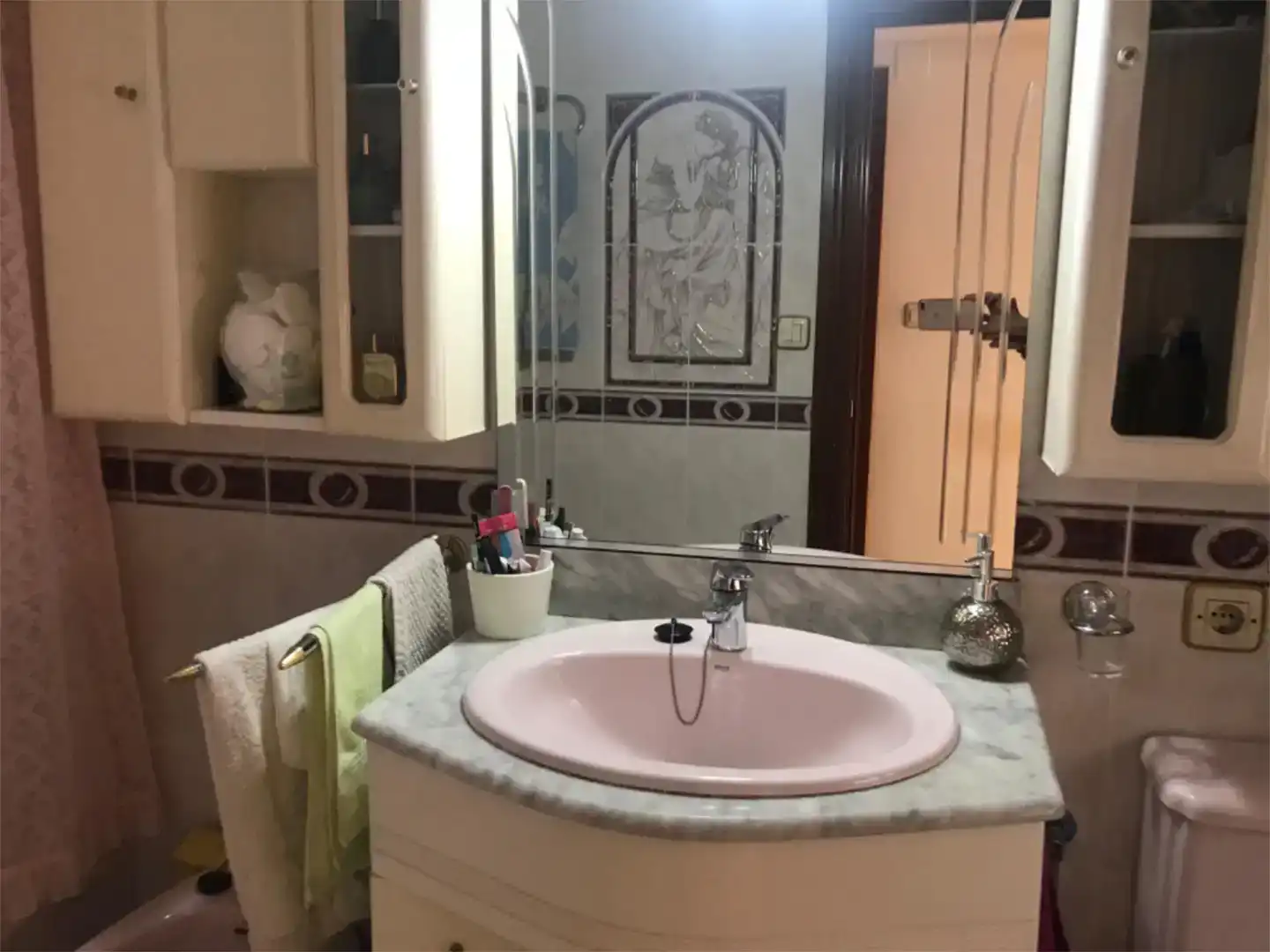 Badezimmer von Wohnung zum Verkauf in Illueca mit Balkon
