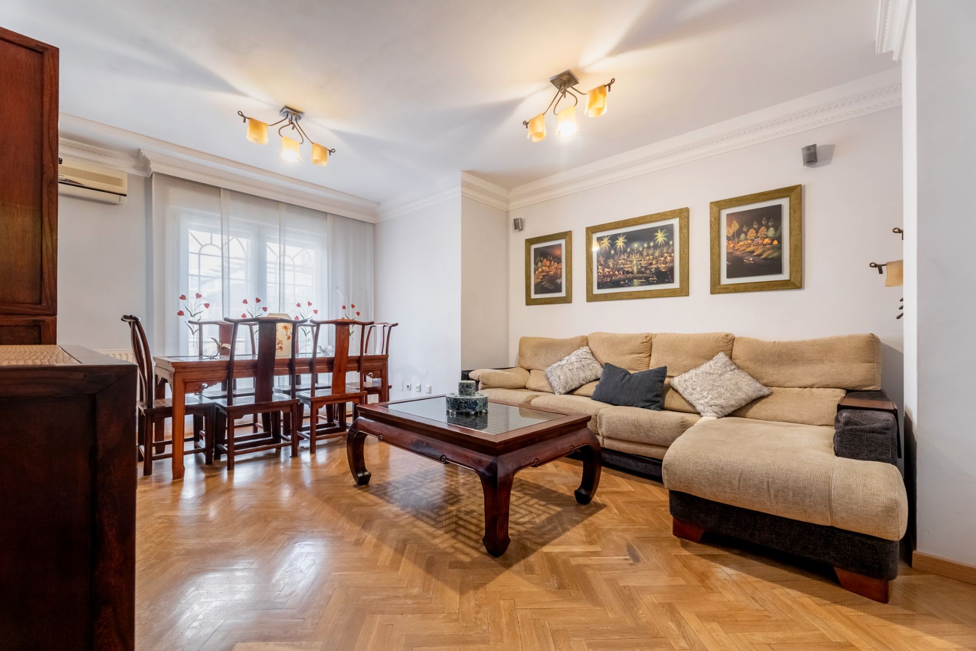 Sala d'estar de Pis en venda en Humanes de Madrid amb Aire condicionat i Calefacció