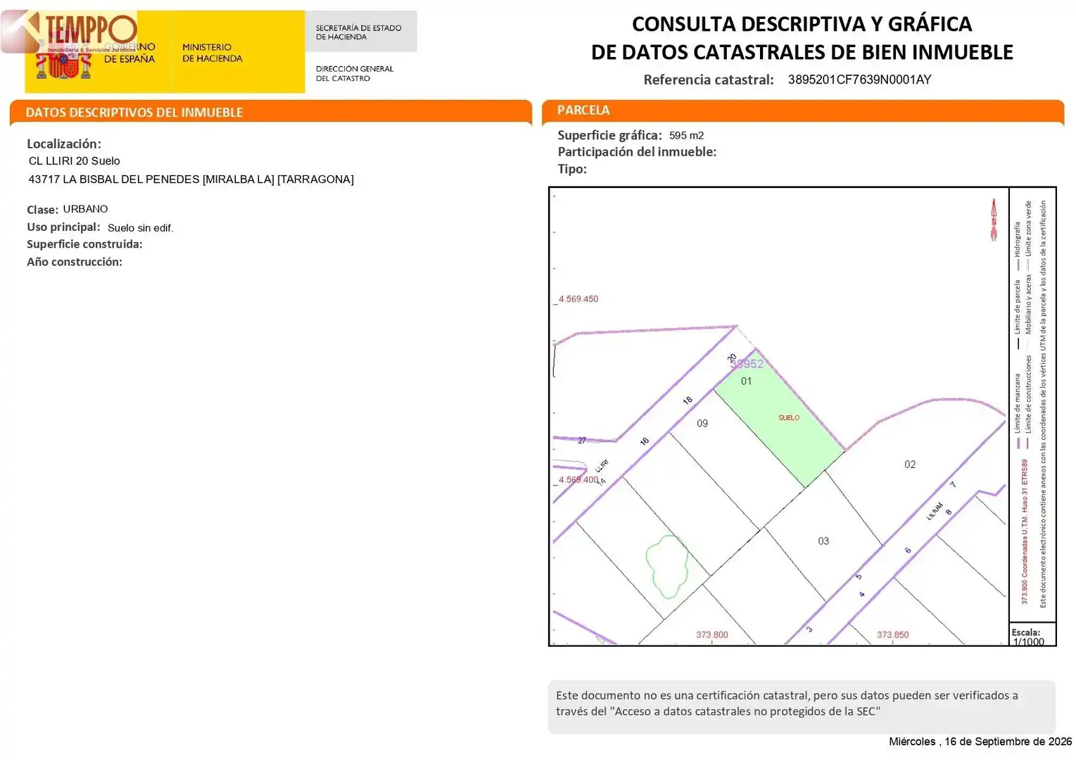 Terreny residencial en venda a Carrer LLIRI, imagen 16