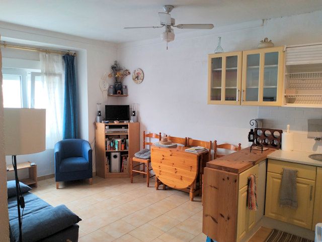 Living room of Apartment for sale in L'Escala  with Furnished, Washing machine and Microwave
