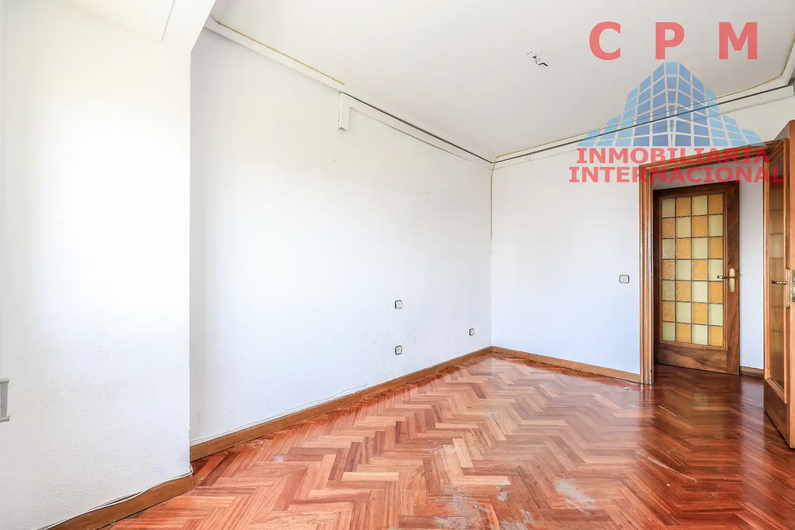 Bedroom of Flat for rent in Madrid  with Air Conditioner, Heating and Parquet flooring
